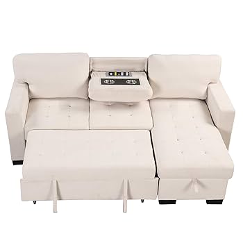 変身／couch>>case Zipcode Design™ Kayden Upholstered Reversible Sectional with
